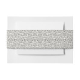 Elegante Vintage Spitze Einladungsbanderole