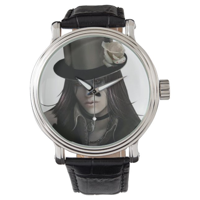 Elegante Vintage Stiluhren Armbanduhr (Vorderseite)