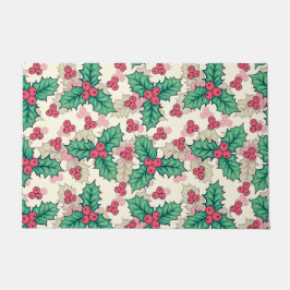 Elegante Vintage Weihnachten | Fußmatte