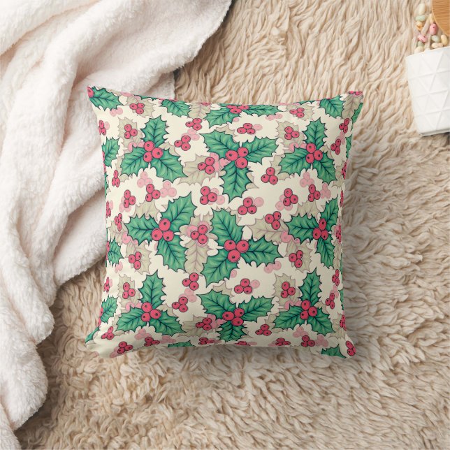 Elegante Vintage Weihnachten | Kissen (Decke)