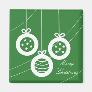 Elegante Vintage-Weihnachtsdekorationen Magnet