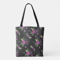 Elegante violette Blumen Kunst, Dichtung