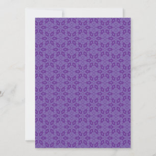 Elegante violette geometrische Einladungskarte