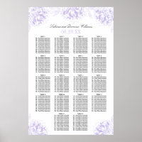 Elegante violette graue florale Pfingstrosen-Hochz