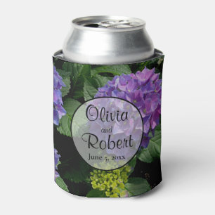 Elegante violette magentafarbene rosa Blumen Hydra Dosenkühler