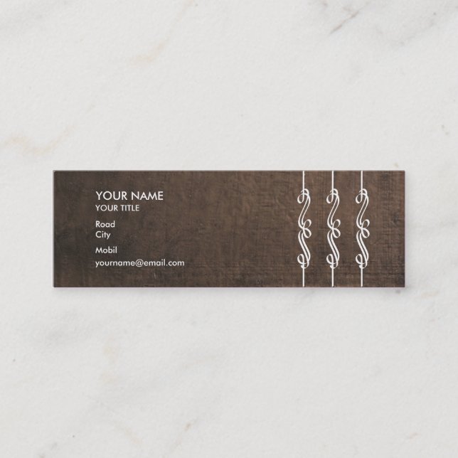 Elegante Visitenkarte (Vorderseite)