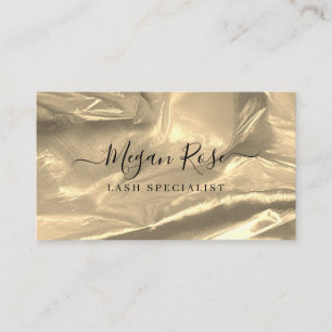 Elegante Visitenkarte aus Gold