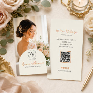 Elegante Visitenkarte für Floral-Event-Planer
