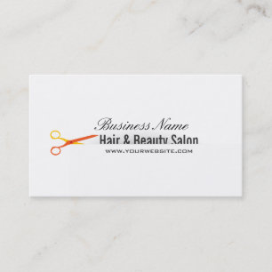 Elegante Visitenkarte für Friseure und Schönheitss