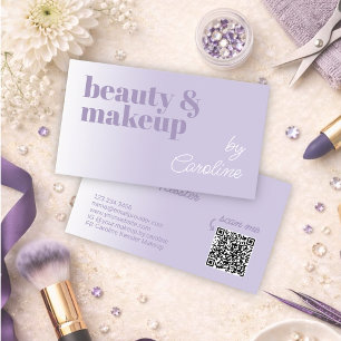 Elegante Visitenkarte für professionelle Visagiste