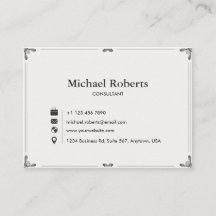 Elegante Visitenkarte | Modernes Design 3,5" × 2,5