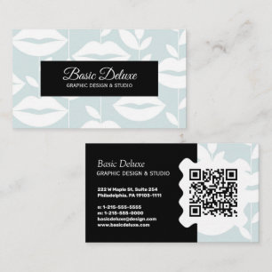 Elegante Visitenkarte - QR-Code
