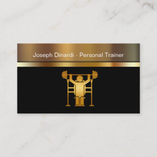 Elegante Visitenkarten für Personal Trainer Visitenkarte