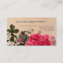 Elegante Visitenkarten mit floralem Design