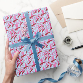 Elegante Vogelmuster-Geschenkpapier   Geschenkpapier