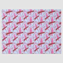 Elegante Vogelmuster-Tissue-Papier