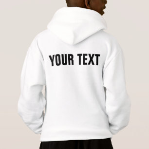 Elegante Vorlage für Vorder- und Rückseitendruck J Hoodie