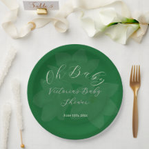 Elegante Wald- und Salbeigrüne "Oh Baby"-Namensdus
