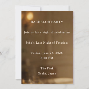Elegante warme Junggesellenparty