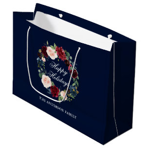 Elegante Wasserfarbe Blumenzwiebeln Große Geschenktüte