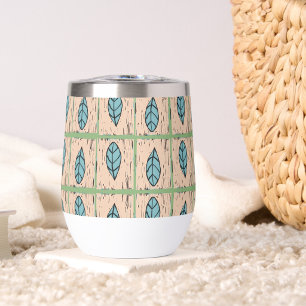 Elegante Wasserfarbe botanische Blätter Grün