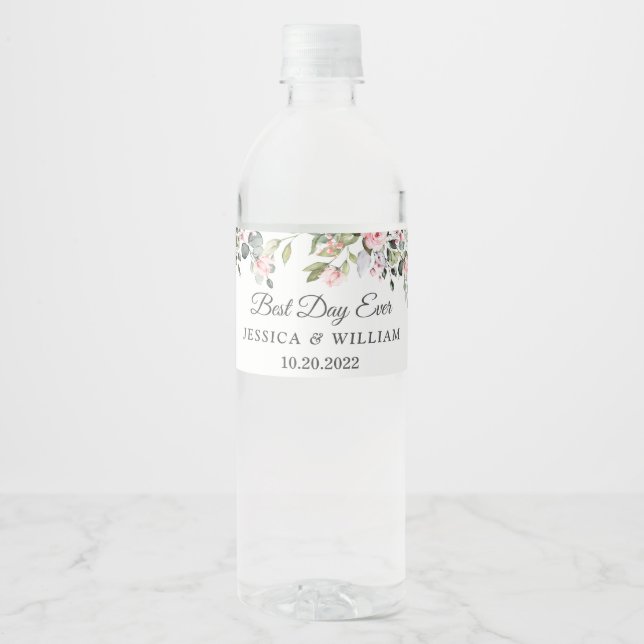 Elegante Wasserfarbe Eukalyptus Bester Tag Wasser (Vorderseite)