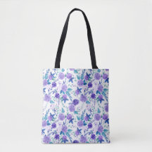 Elegante Wasserfarbe Lila Blumenstrauß Bouquet |