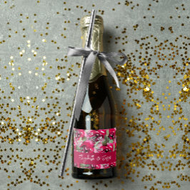 Elegante Wasserfarbe Rosa Blume Hochzeit Mini