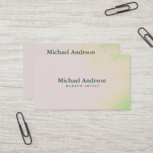 Elegante Wasserfarbe Visitenkarte