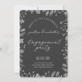 Elegante Wasserfarben-Blumen-Hochzeitsankündigungs Einladung