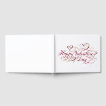 Elegante Wasserfarben-Kalligrafie Frohes Valentins