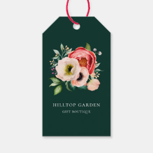 Elegante Wasserfarben-Preismarken Geschenkanhänger