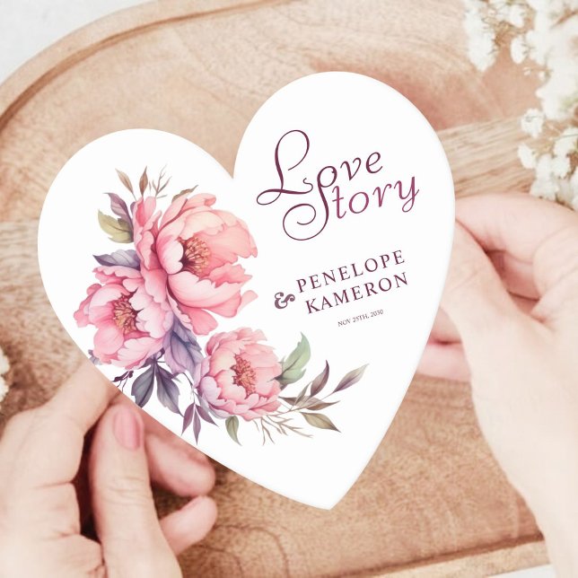 Elegante Wasserfarben Rosa Peonies Untersetzer (Von Creator hochgeladen)