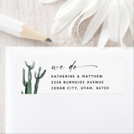 Elegante Watercolor Cactus Wedding | Moderne Schri