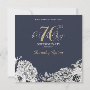 Elegante Watercolor Florentiner Überraschung Gebur Einladung