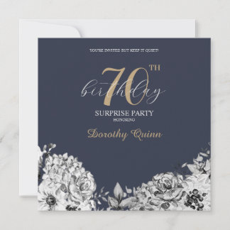 Elegante Watercolor Florentiner Überraschung Gebur Einladung