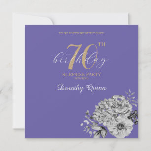 Elegante Watercolor Florentiner Überraschung Gebur Einladung