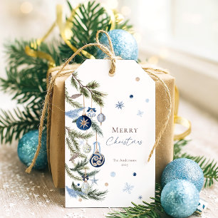 Elegante Watercolor Geschenkanhänger