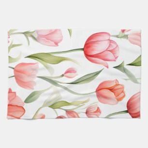 Elegante Watercolor Geschirrtuch