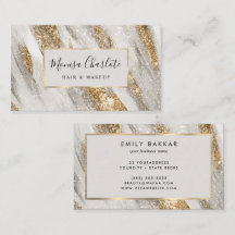 Elegante Watercolor Gold Glitzer Marmorroute