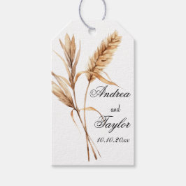 Elegante Watercolor Terracota Geschenkanhänger