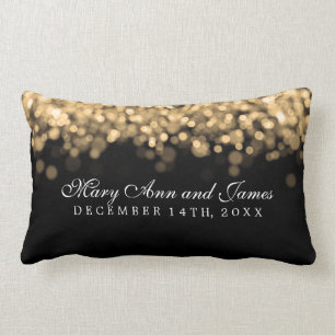Elegante Wedding Favor Gold Lights Lendenkissen