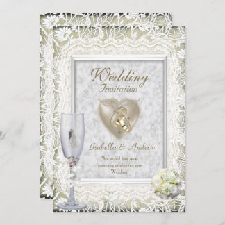 Elegante Wedding Invites Einladung