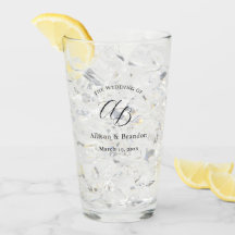 Elegante Wedding Monogram Script Custom