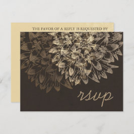 Elegante Wedding RSVP Card