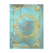 Elegante weiche Aquamarine Blasen