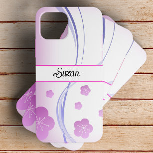 Elegante, weiche, rosa Sakura-Blume Case-Mate iPhone Hülle