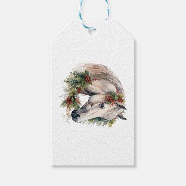 Elegante Weihnachten Geschenkanhänger (Vorderseite)