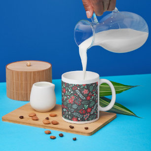 Elegante Weihnachten Kaffeetasse