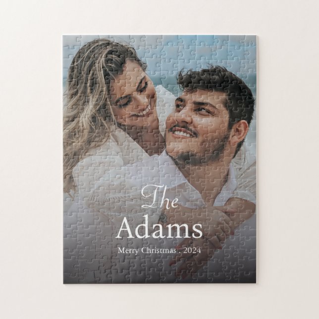 Elegante Weihnachten | Modern Trendy Fun Couple (Vertikal)